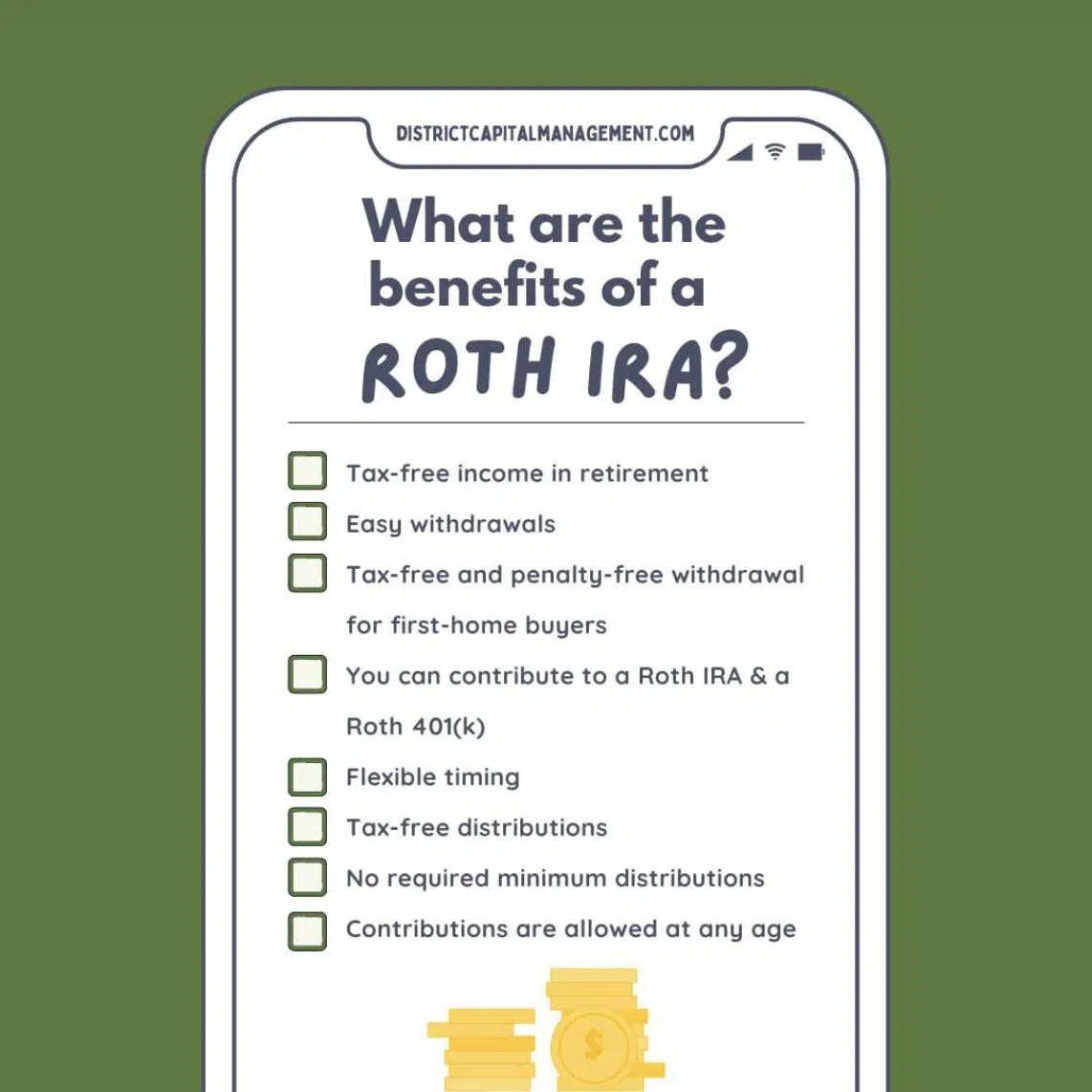 benefits of a roth ira